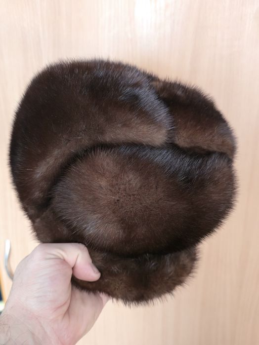 Норковая шапка мужская