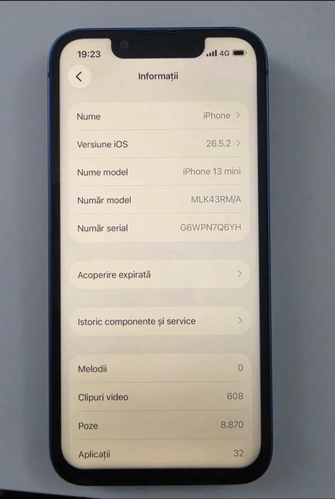 iPhone 13 mini pentru piese sau recarosare