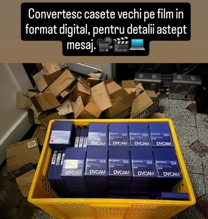 Convertesc orice filmare de le caseta