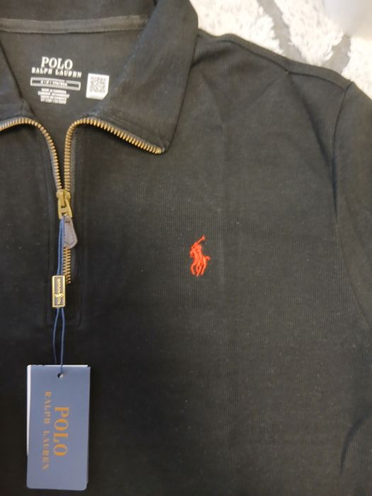 Quarter-Zip Polo Ralph Lauren Negru