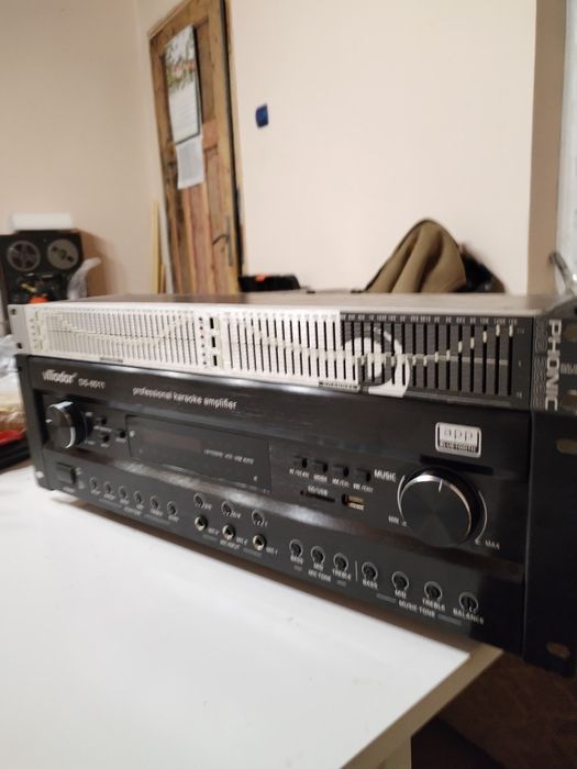 Усилвател Viliodor DS-8011 + Еквалайзер Phonic MQ-3229