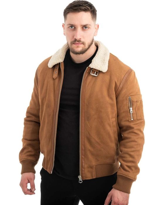 Нови мъжки зимни палта и якета от естествена кожа