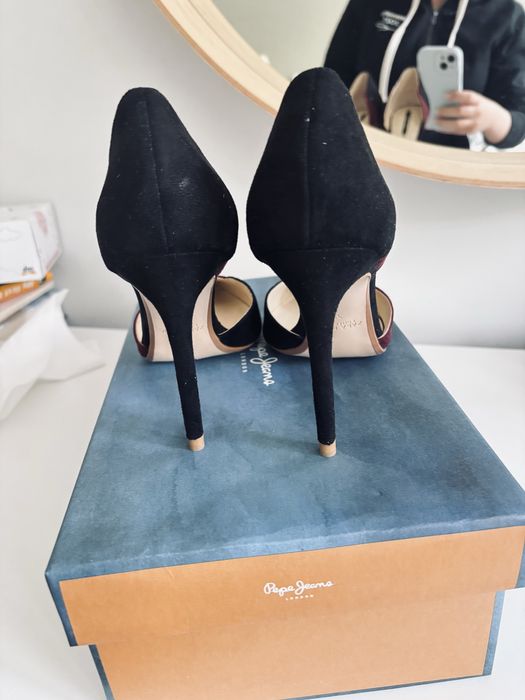 Дамски обувки Zara бордо