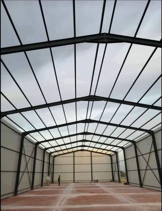 Vând hale metalice la schimb cu variante auto