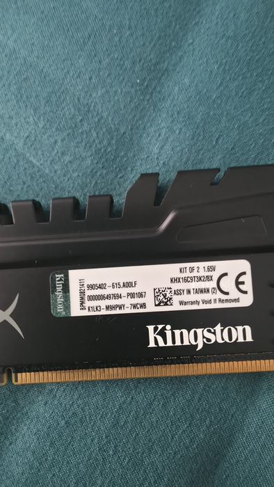 Kingston memorie  ram 8 GB kit dual Hiper x