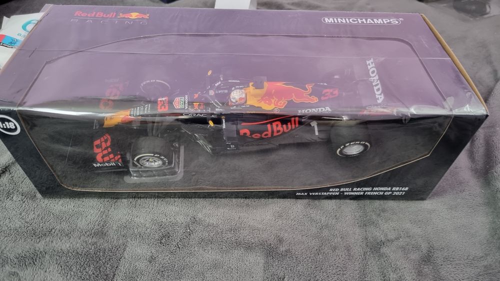 Red bull rb16b French gp Max Verstappen f1 2021 WC 1:18 minichamps