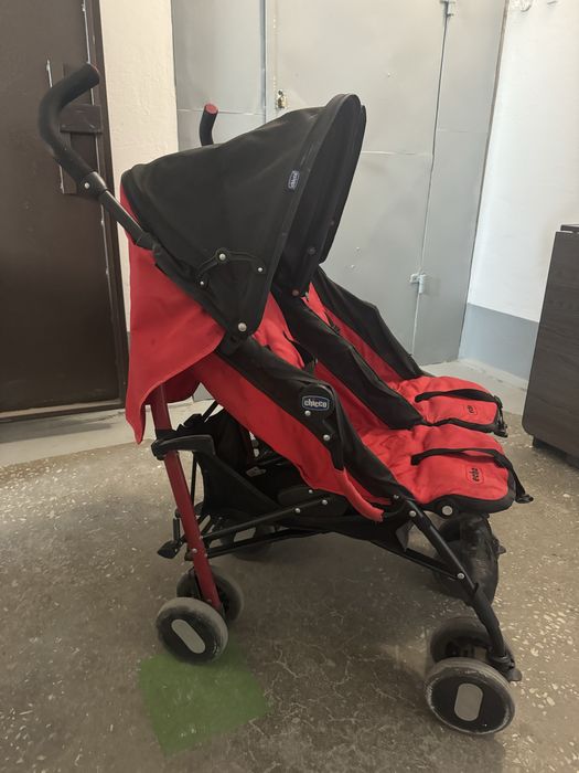 Коляская-трость для двойни