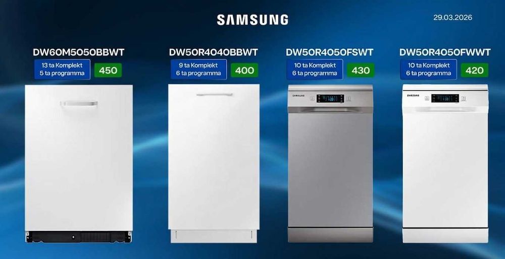 Новая посудомоечная машина Samsung