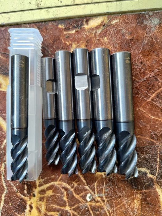 Freze cnc cu coada cilindrica prindere weldon