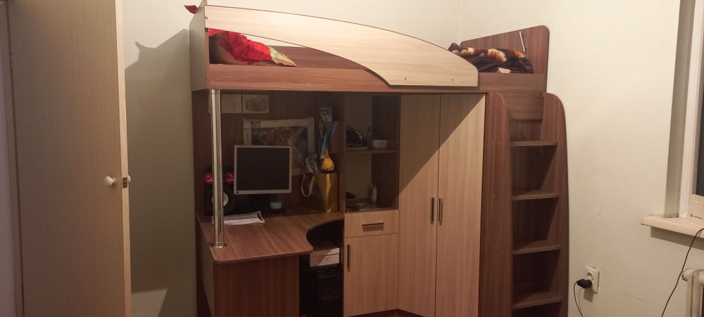 Двухярусная кровать универсальная