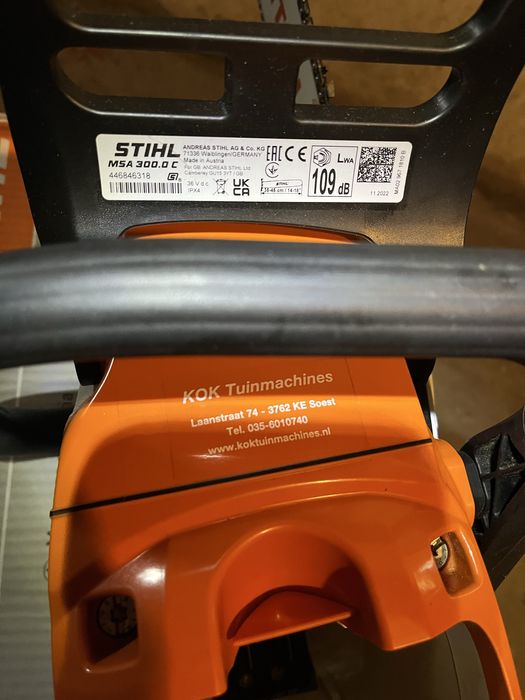 Drujba pe acumulator Stihl MSA 300C