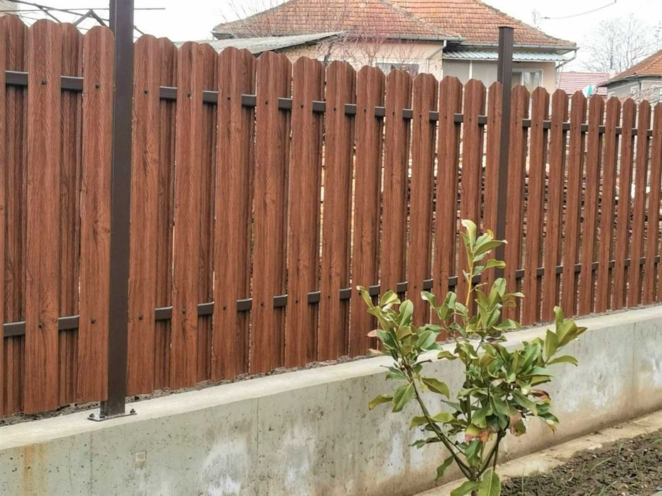 Метална ограда за двор орех-оградка за двор