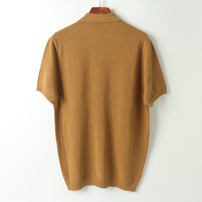 Коричневая поло | 100% хлопок