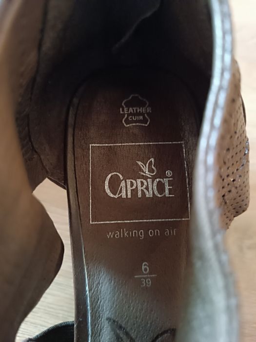 Дамски сандали Caprice, естествена кожа, 39 номер