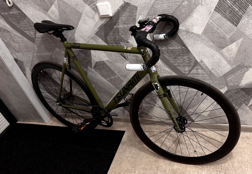 велосипед tsunami snm100.fixed gear/фикс