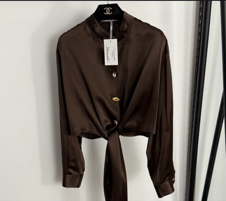 Блуза Schiaparelli шоколад