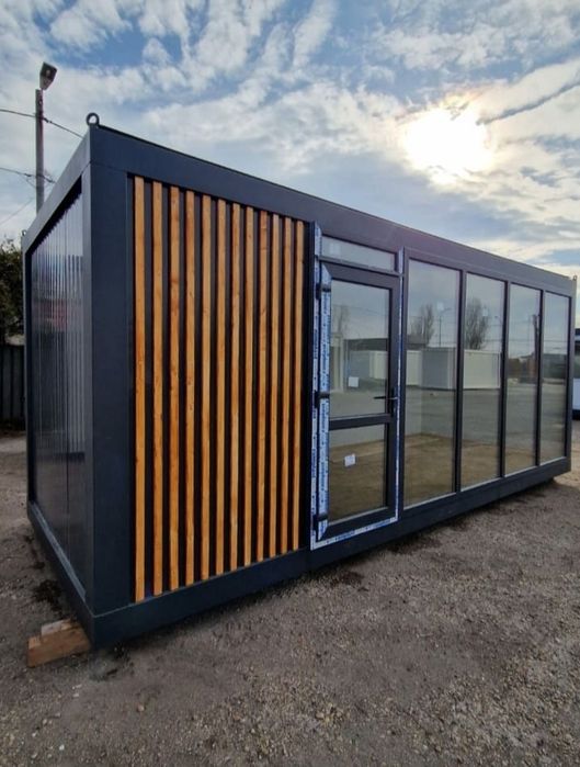 Vand Containere birou monobloc imbinate vestiar sanitar modular paza