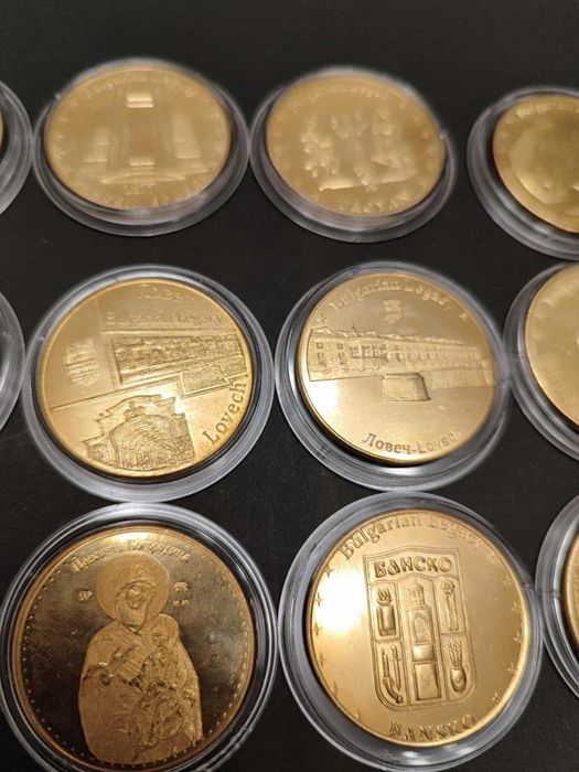 Сувенирни монети "Българското наследство" чисто нови, в капсули!