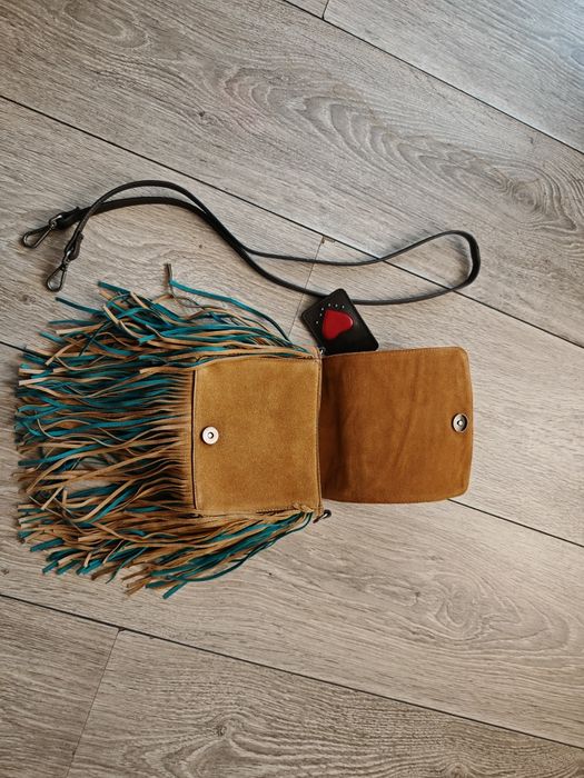 Geantă Zara. Vintage. Piele Întoarsă