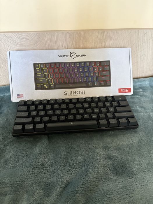 Клавиатура White shark shinobi!!!
