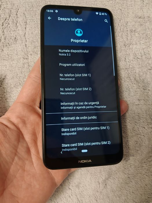 Vând Nokia 3.2. Preț 300ron