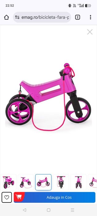 Bicicleta fara pedale