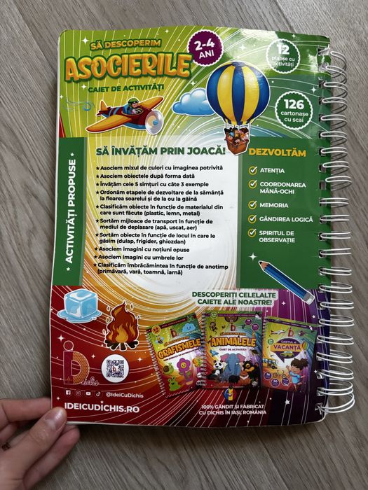 Caiet de activitati, Idei cu dichis