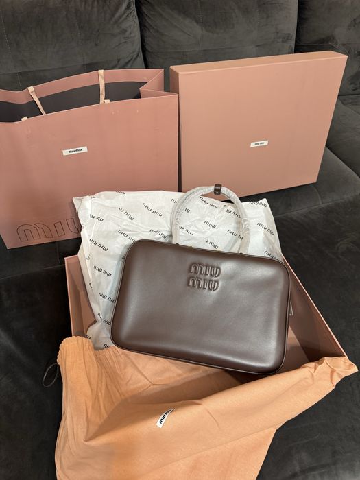 MiuMiu Tote bag - piele naturala/34cm/full box premium/disponibil