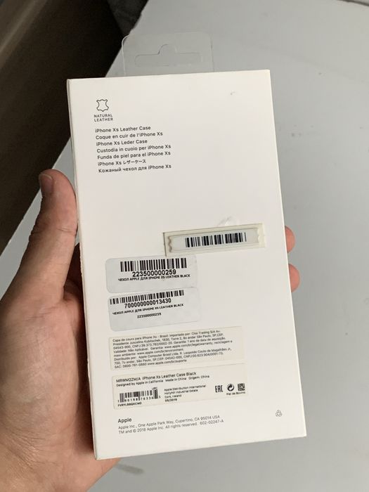 Оригинальный чехол Apple на IPhone X/XS