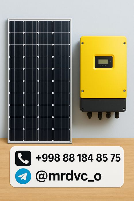 quyosh panel va invertorlar