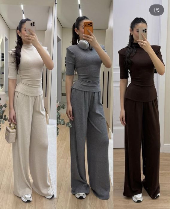 Двойка серая, с этикеткой