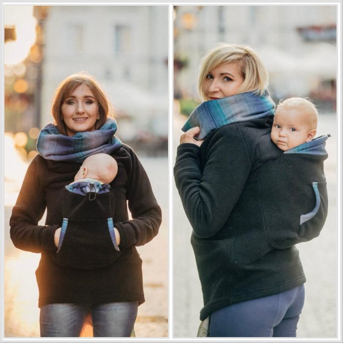 Поларен суитшурт за бебеносене Lennylamb