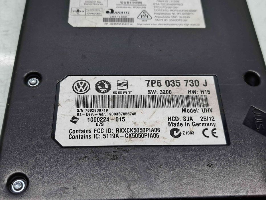 Modul confort Volkswagen Passat B7 (365) Variant [Fabr 2010-2014] 7P6