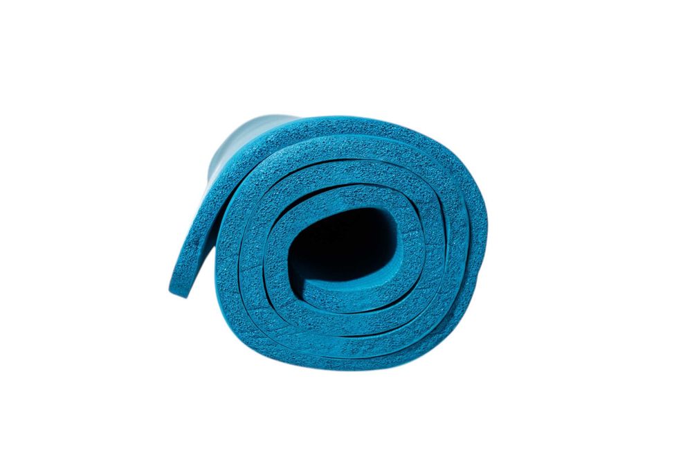 Saltea Yoga 190cm x 100cm x 15mm grosime, albastru
