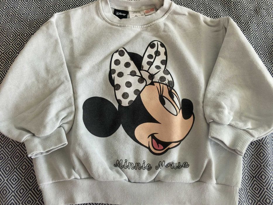 Tricou fete Zara, cu Minnie, 104 (3-4 ani)