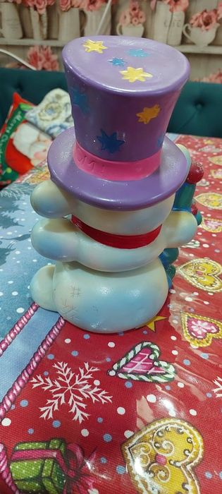 Игрушка ссср снеговик совпластитал резина