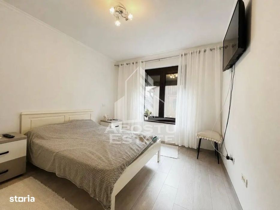 Apartament mobilat si utilat,2 camere,curte 71 mp,Braytim