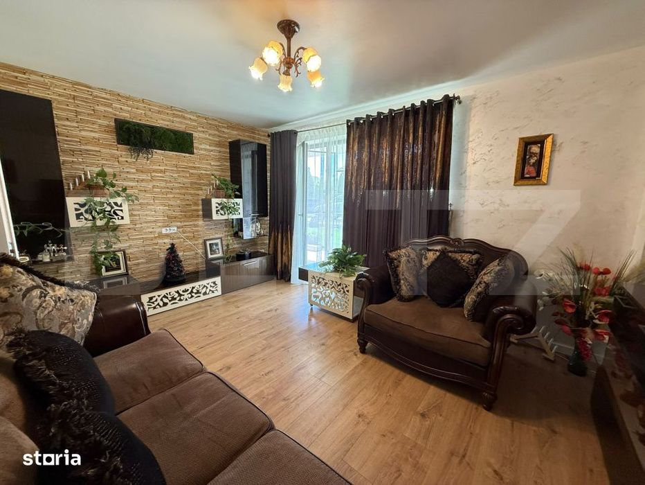 Apartament 3 camere, 68 mp, curte 135 mp, zona Rond Pacurari