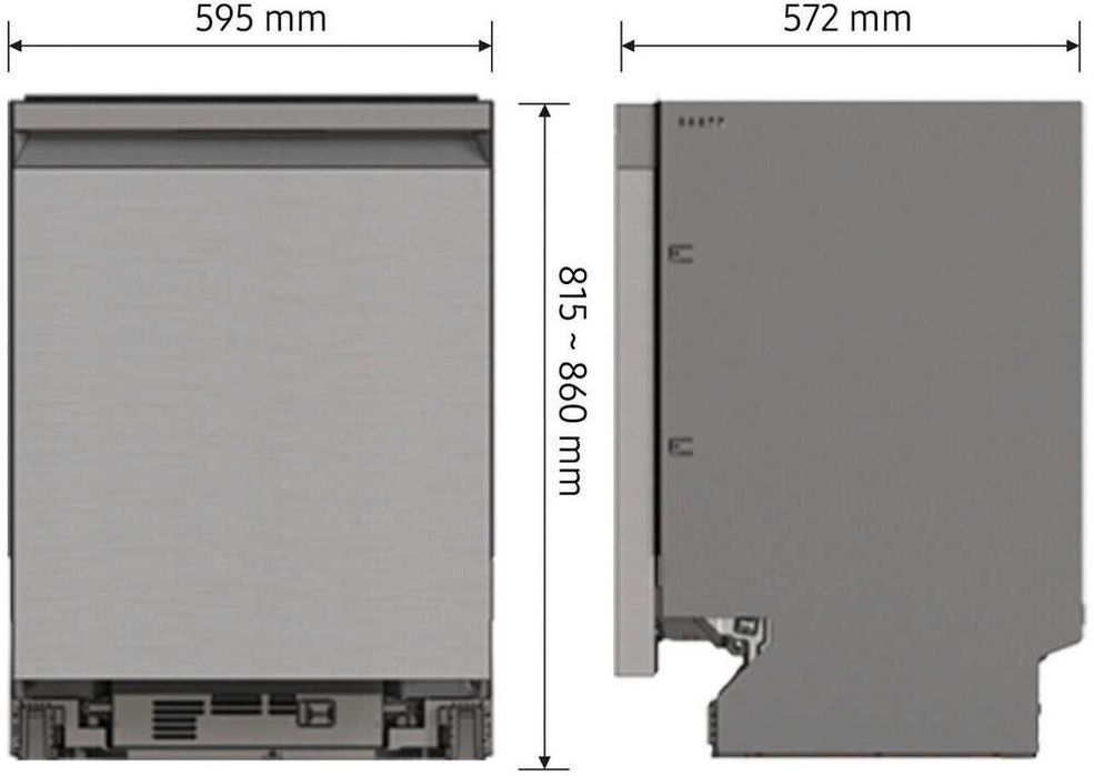 Съдомиялна за под плот SAMSUNG DW60BG750USLET 60см.