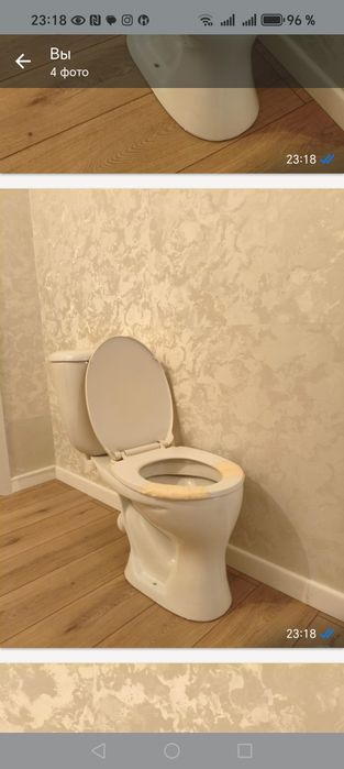 Унитаз в хорошем состоянии