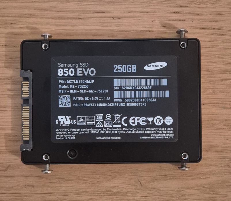 SSD 250GB Samsung Evo