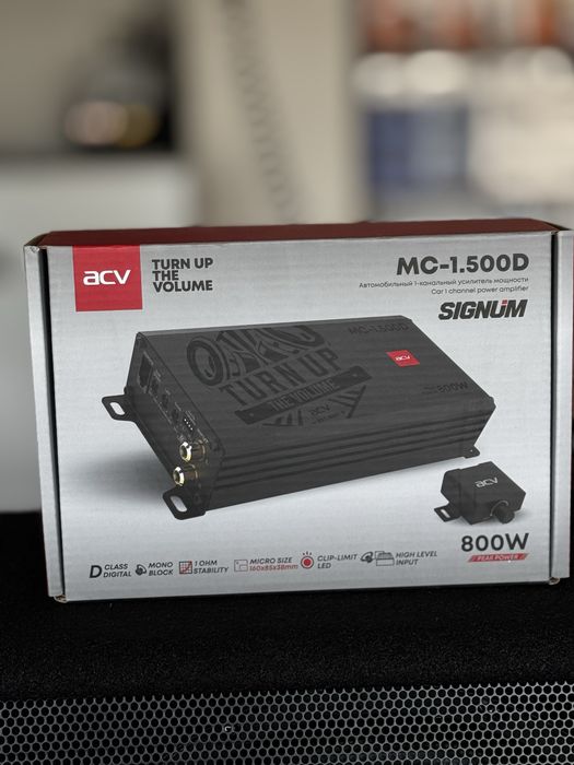 Teyes by Acv усилител 1 канальный Mc - 1.500D