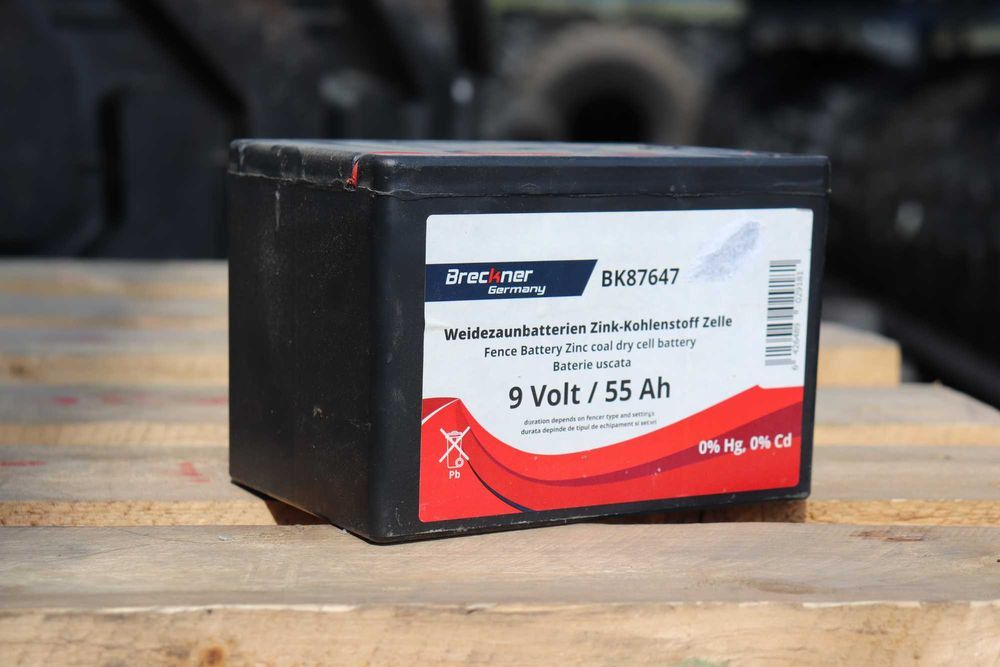 Gard Electric Baterie Uscata 9v55Ah Nou cu garantie Livrare Oriunde