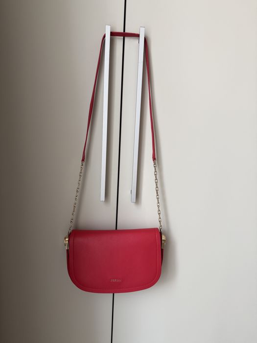 Червена парти чанта Furla
