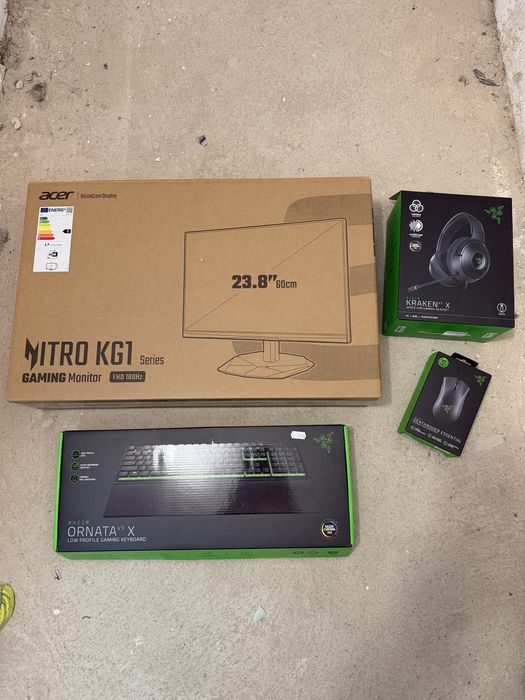 Геймърска Периферия пълен комплект Razer / Acer / Tracer