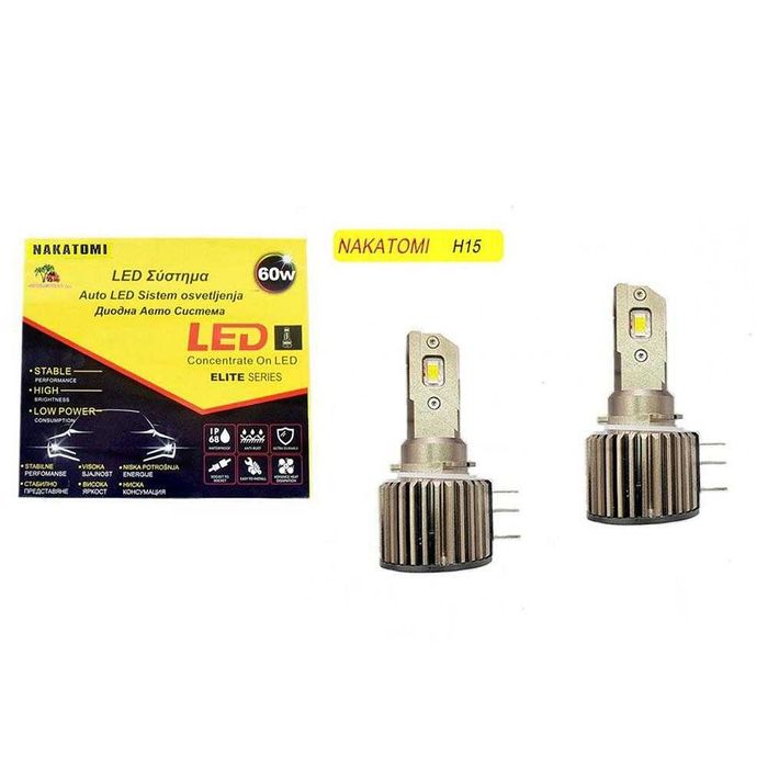 Диодна LED система Nakatomi H15 6X CANBUS, 12-24V