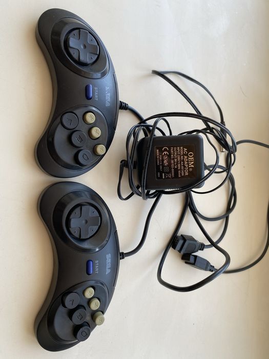 Sega запчасти, джойстик, блок питания