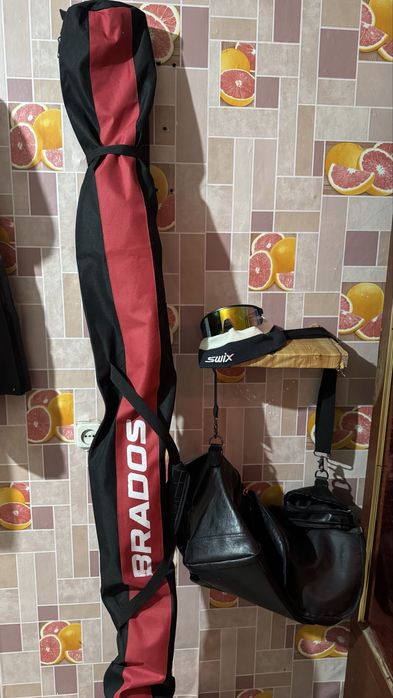 Лыжи беговые оригинал фишер палки кв+