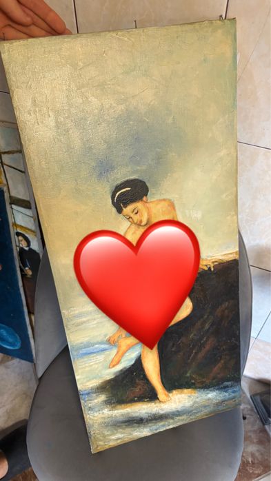 Vand tablouri picturi speciale pictate in ulei detalii in privat