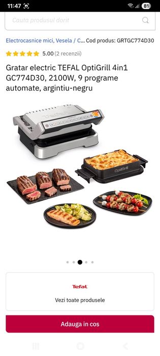 Grătar electri 4in1 Tefal GC774D30